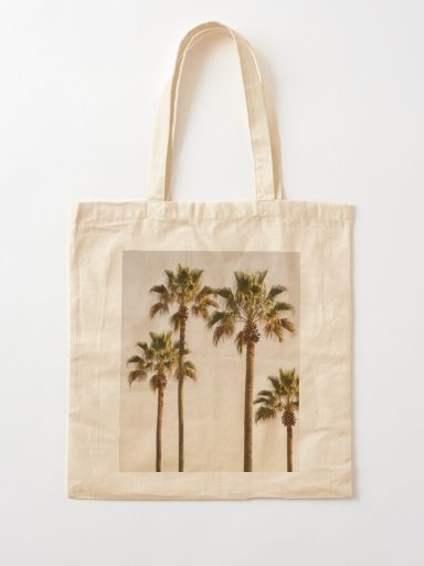Vintage Palms Tote Bag by Ella M